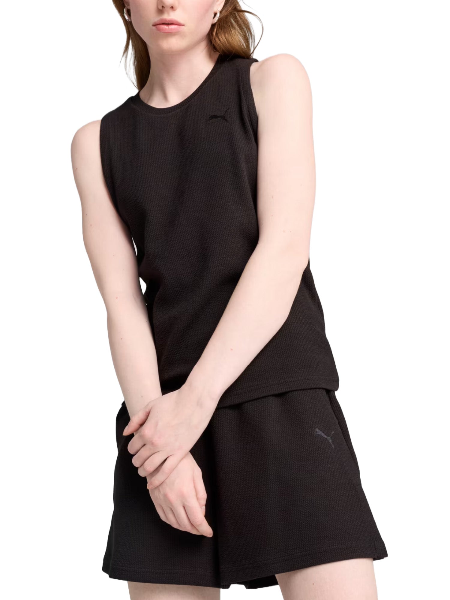 Top e canotte Nero Puma