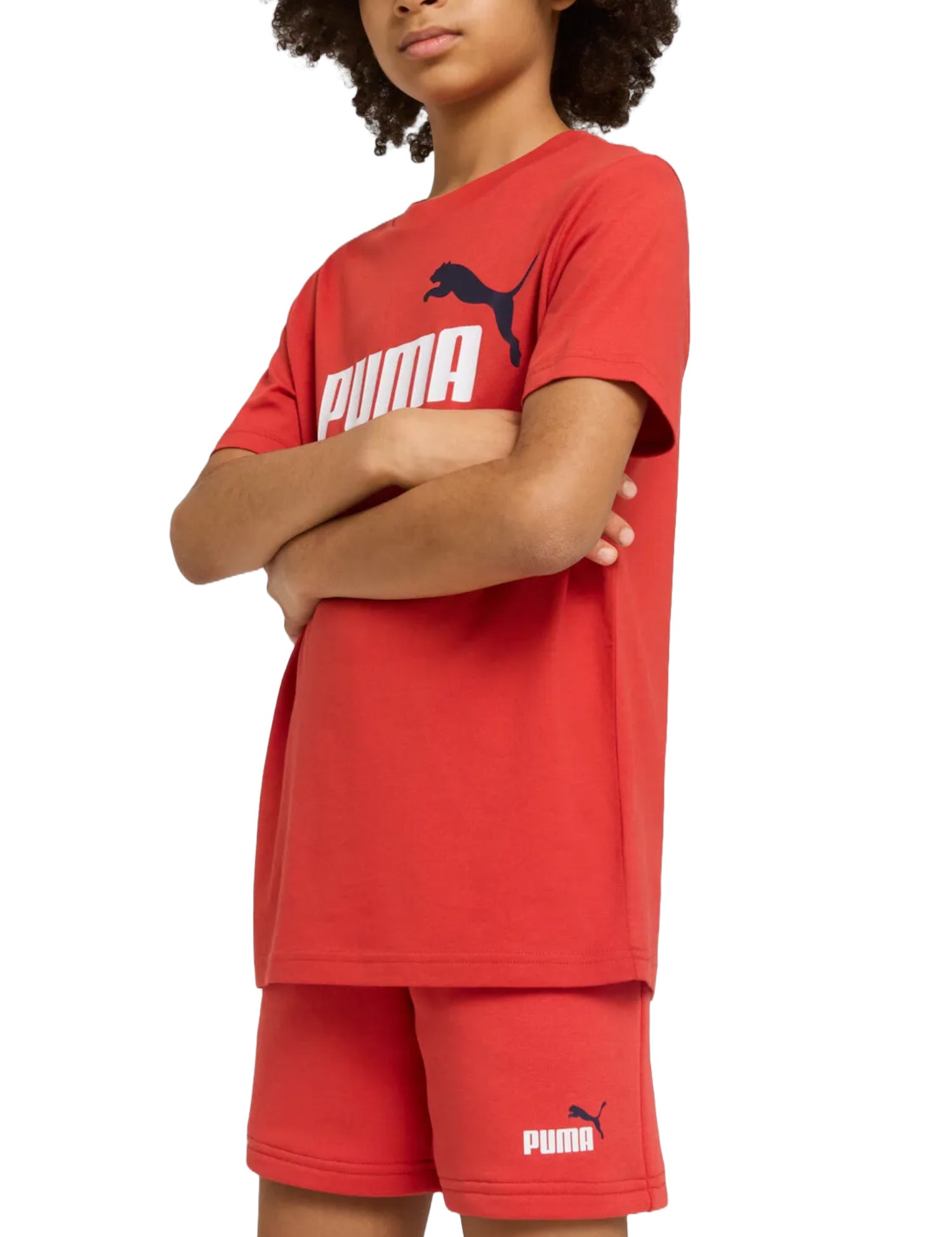 T-shirt Rosso Nero Puma