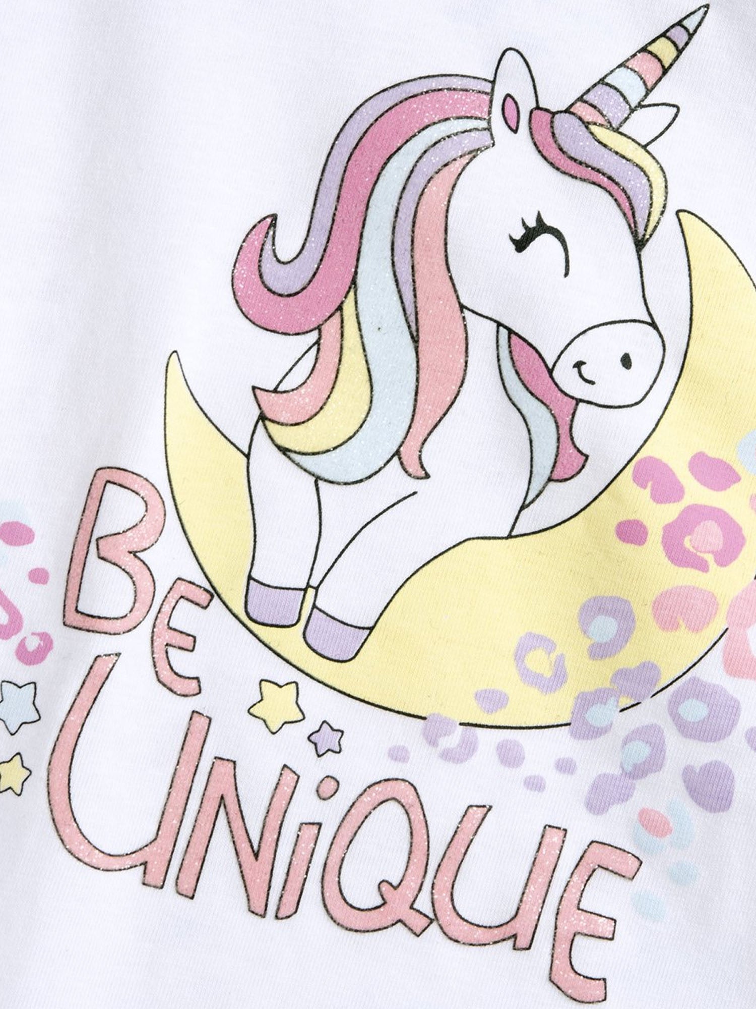 Pigiama bambina cotone manica lunga Unicorno | Calze Collant Pigiama bambina cotone manica lunga Unicorno | Calze Collant