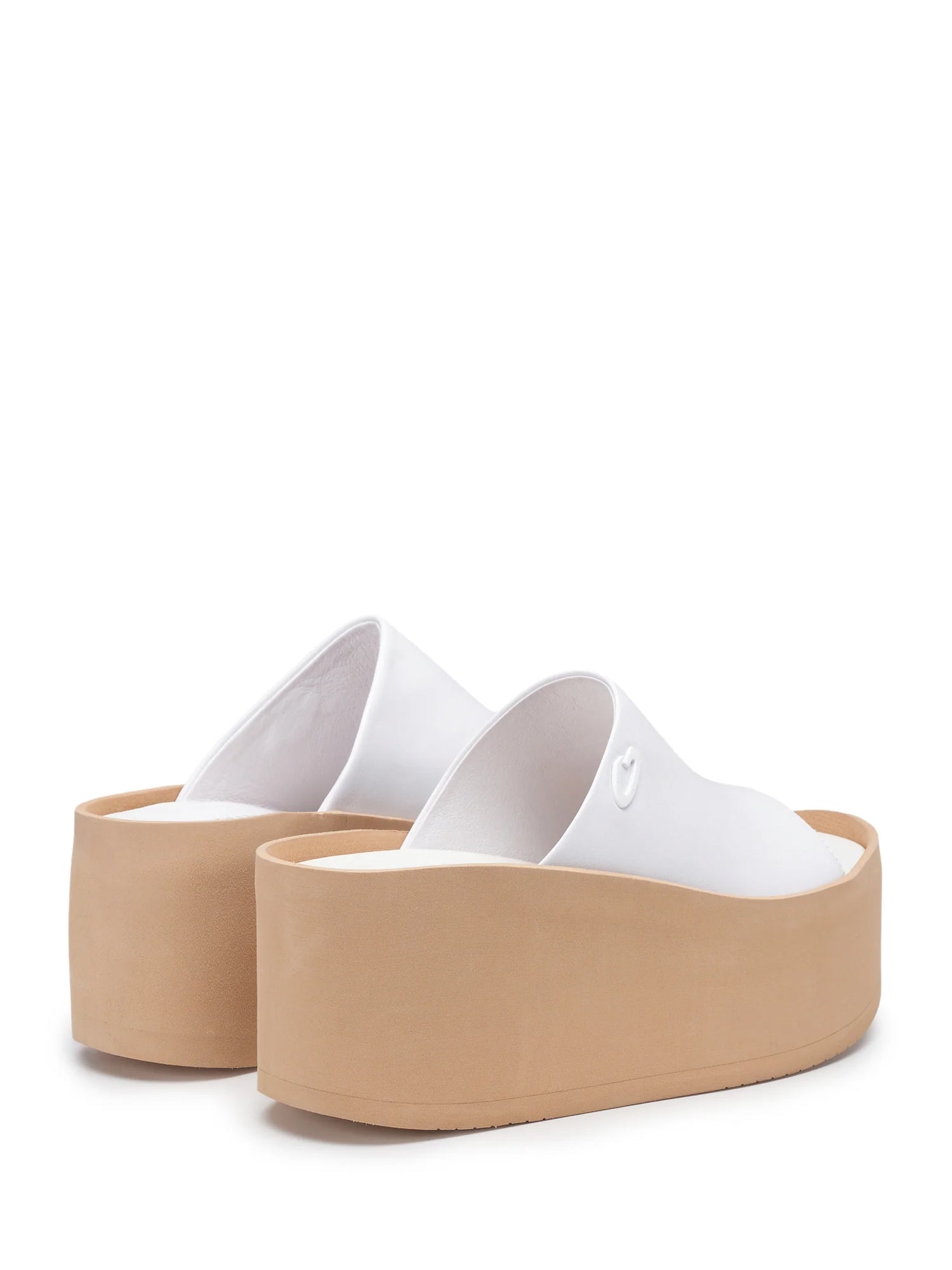 Sandali zeppa Bianco Alberto Guardiani