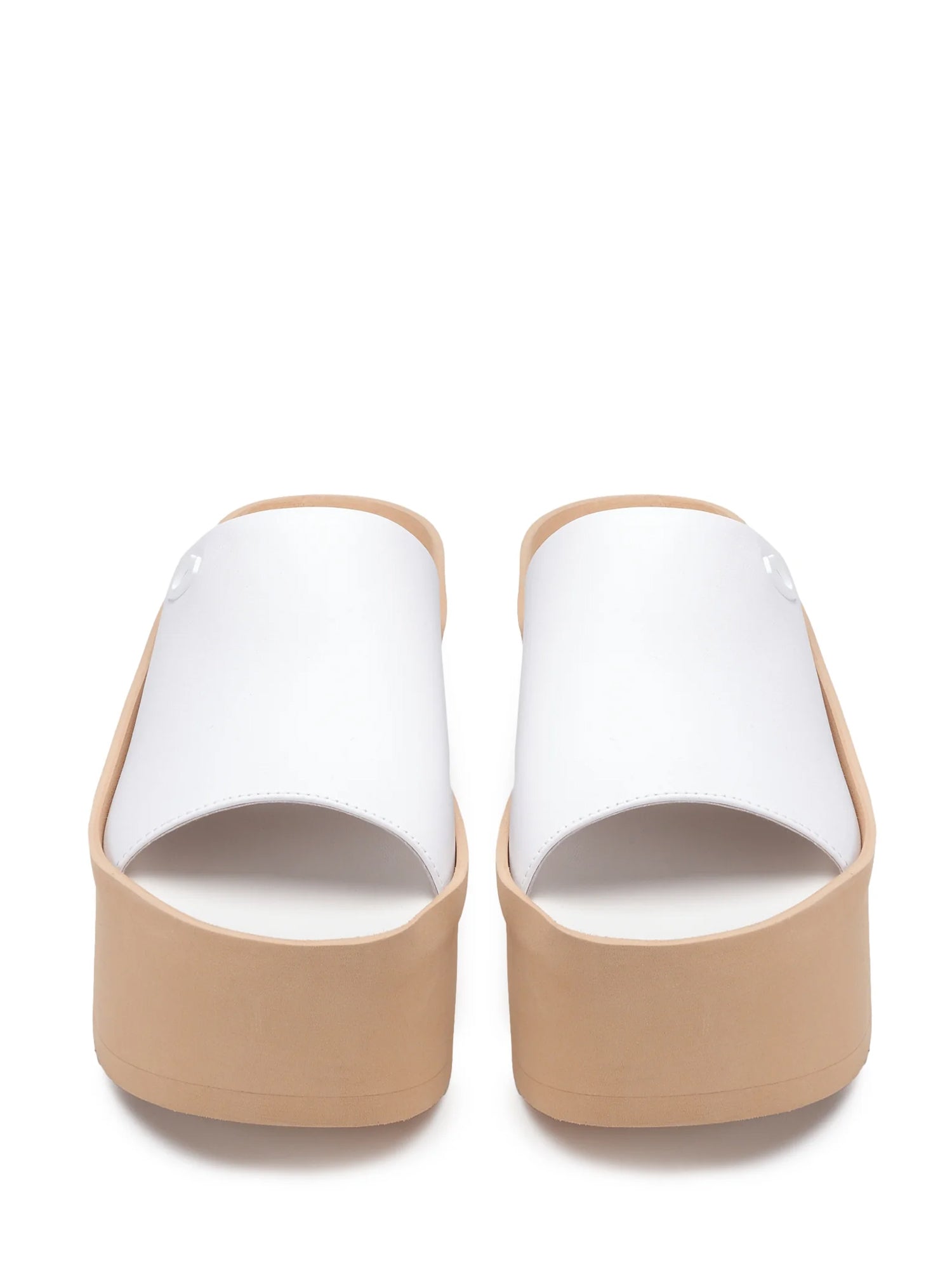 Sandali zeppa Bianco Alberto Guardiani