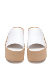 Sandali zeppa Bianco Alberto Guardiani