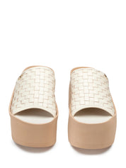 Sandali zeppa Beige Alberto Guardiani