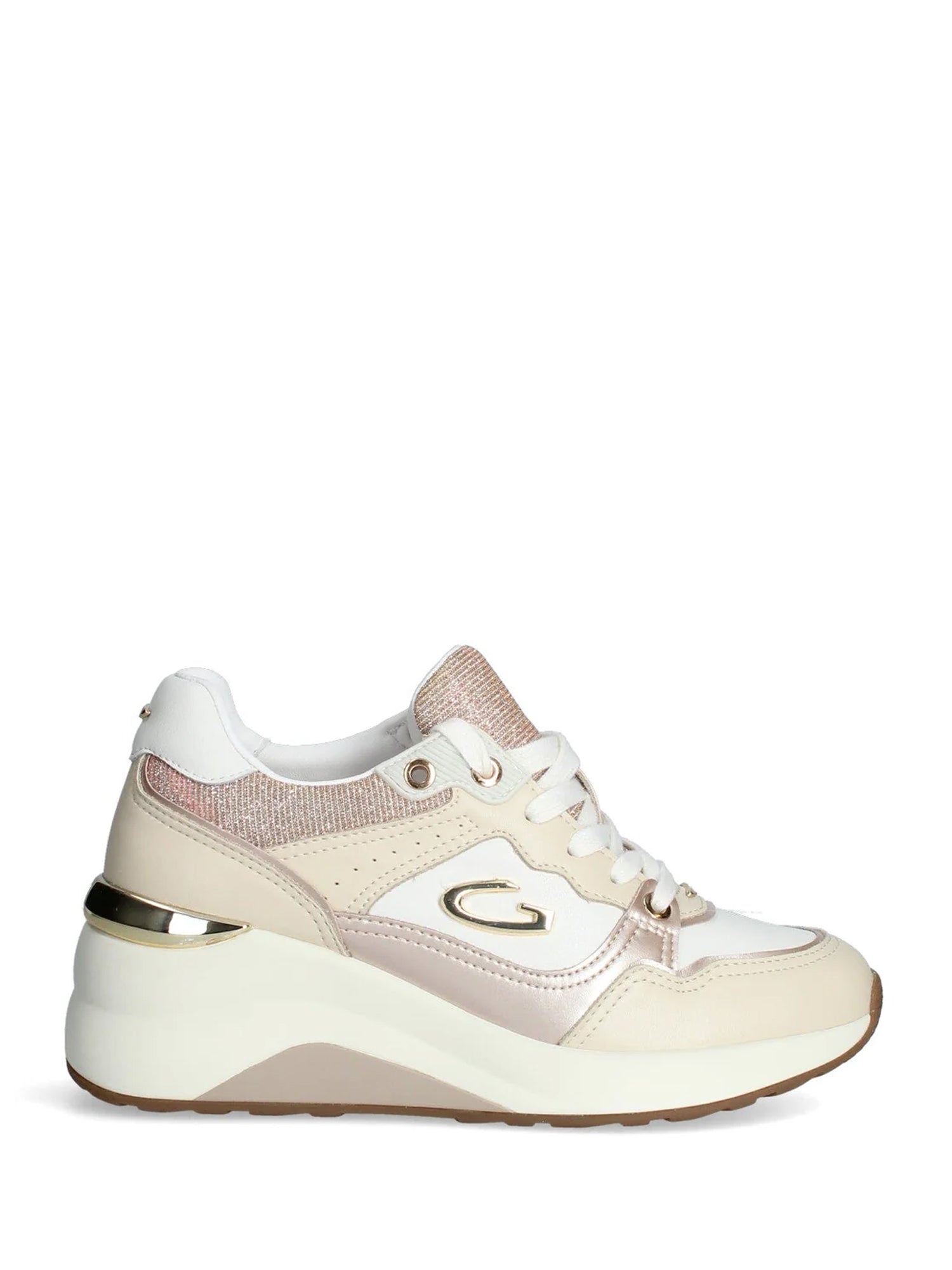 Sneakers Beige Alberto Guardiani