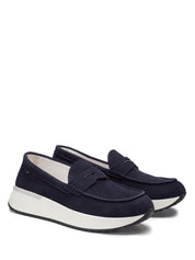 Slip-on Blu Alberto Guardiani
