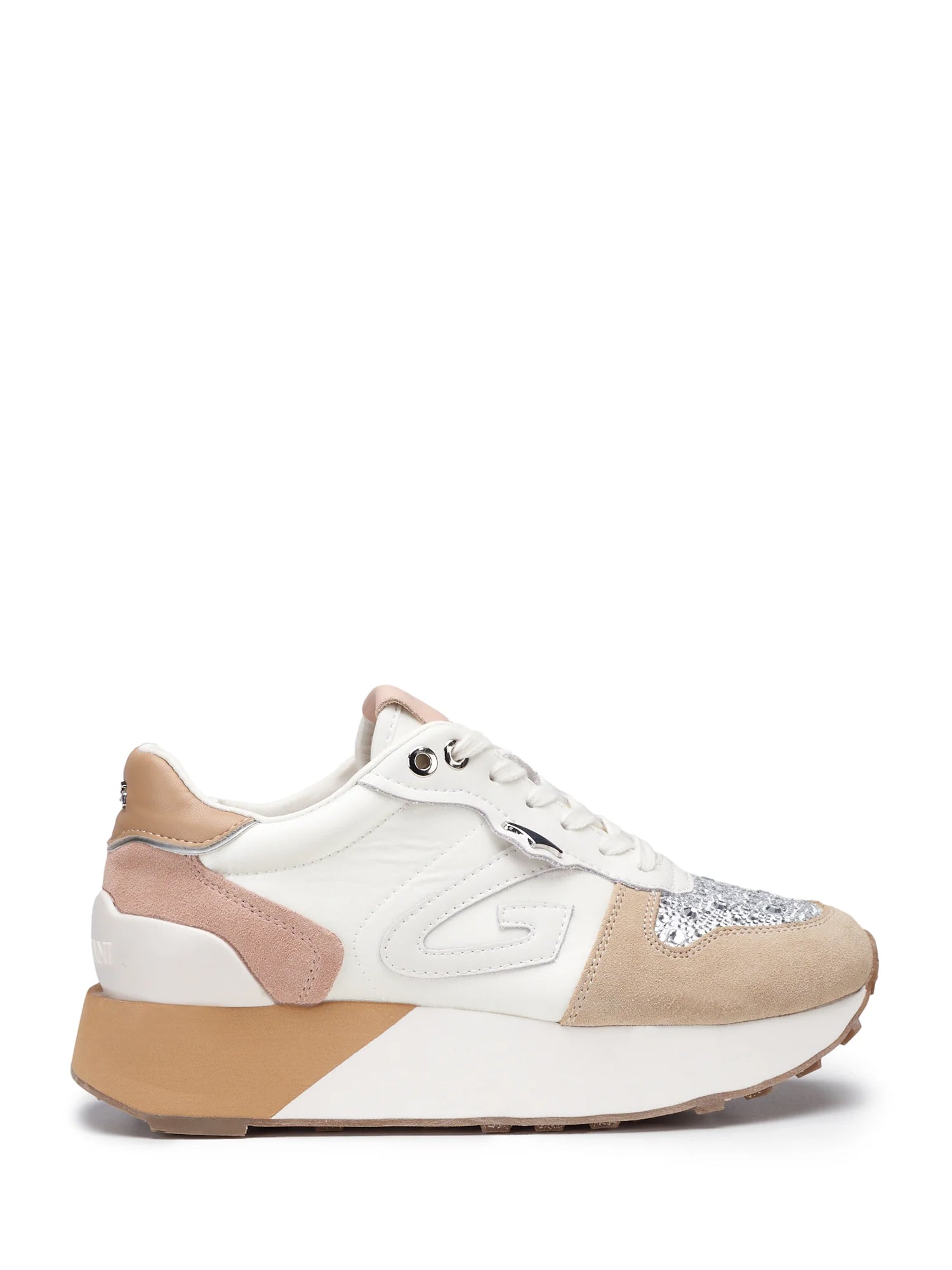 Sneakers Bianco Alberto Guardiani