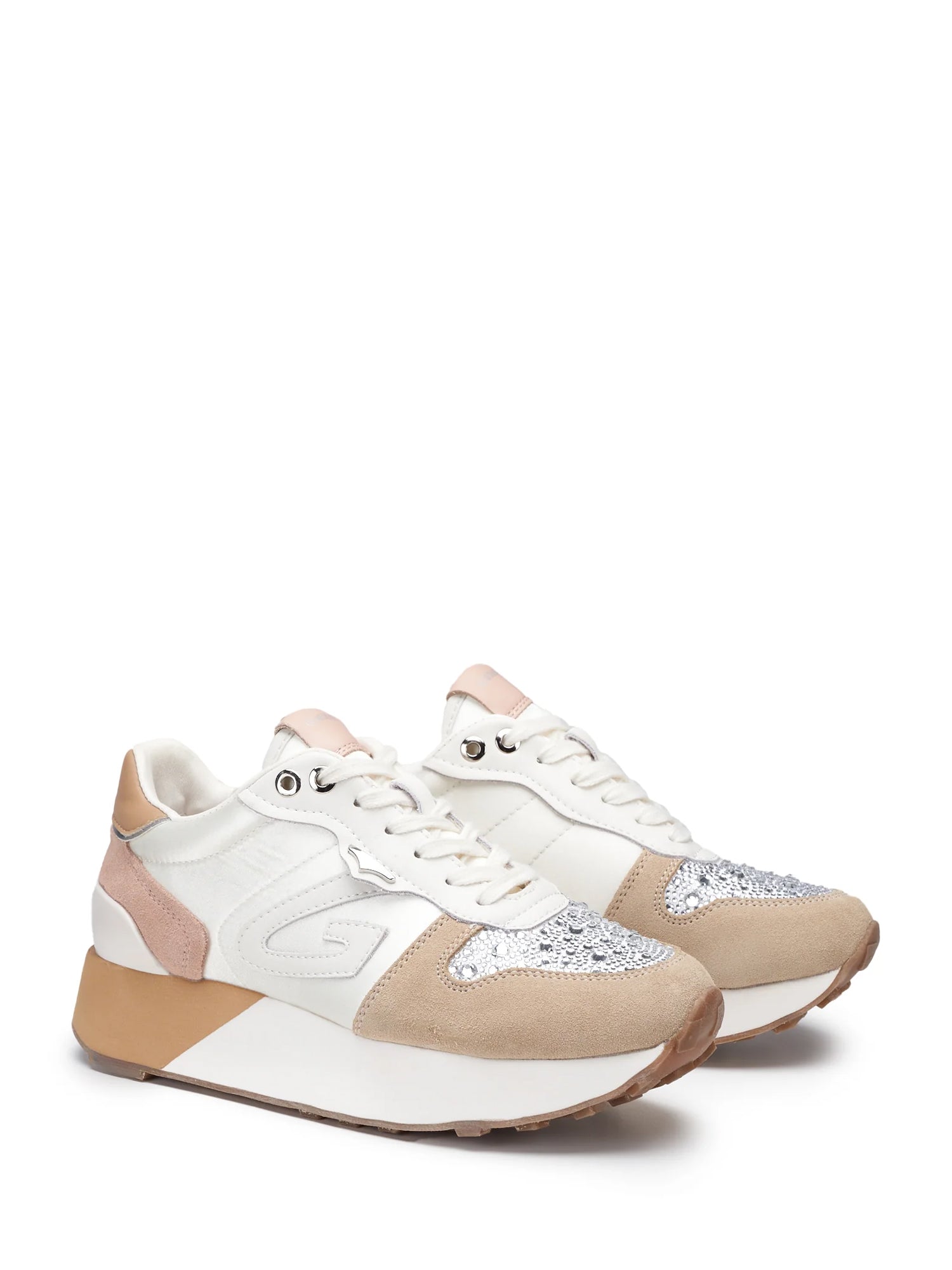 Sneakers Bianco Alberto Guardiani