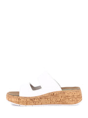 Sandali zeppa Bianco Grunland