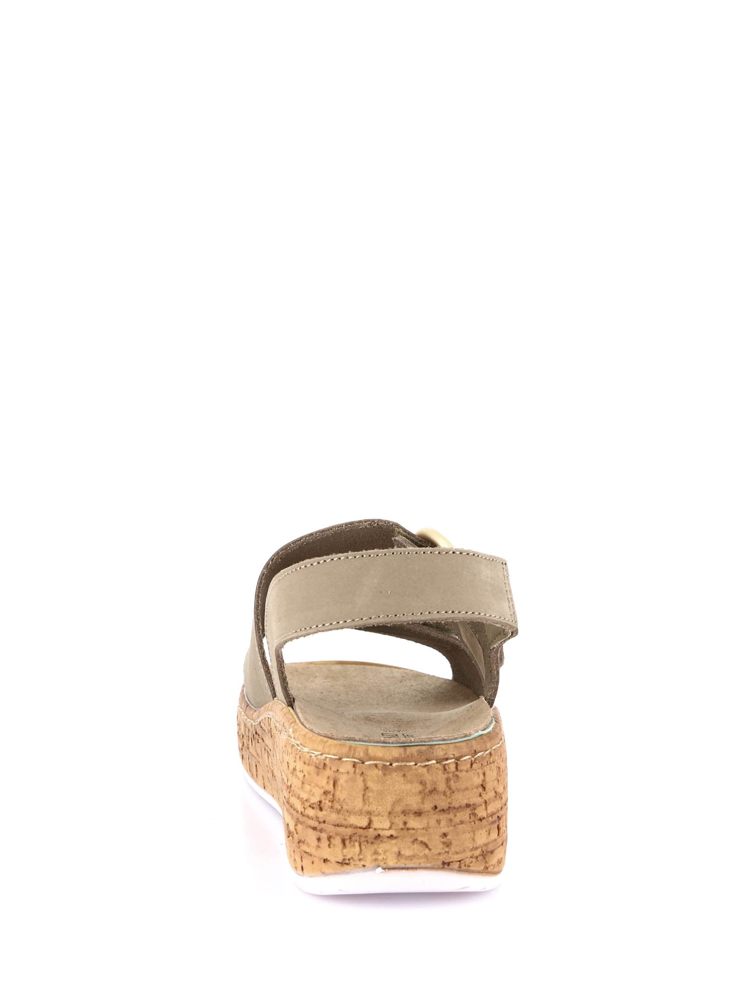 Sandali zeppa Verde Grunland