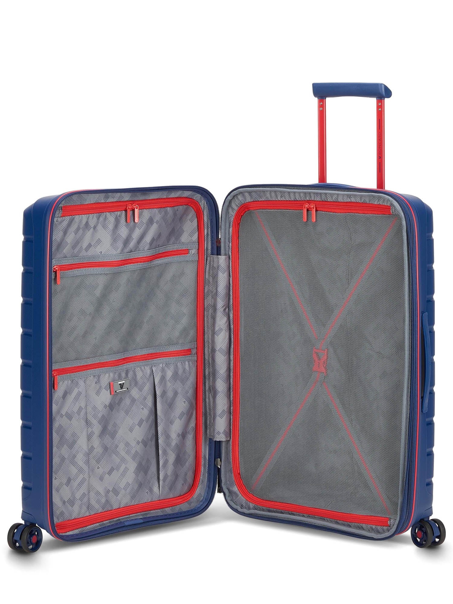 Trolley medio Blu Rosso Roncato