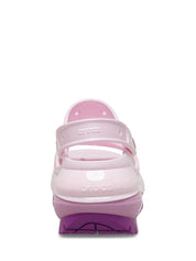 Sandali zeppa Rosa Crocs