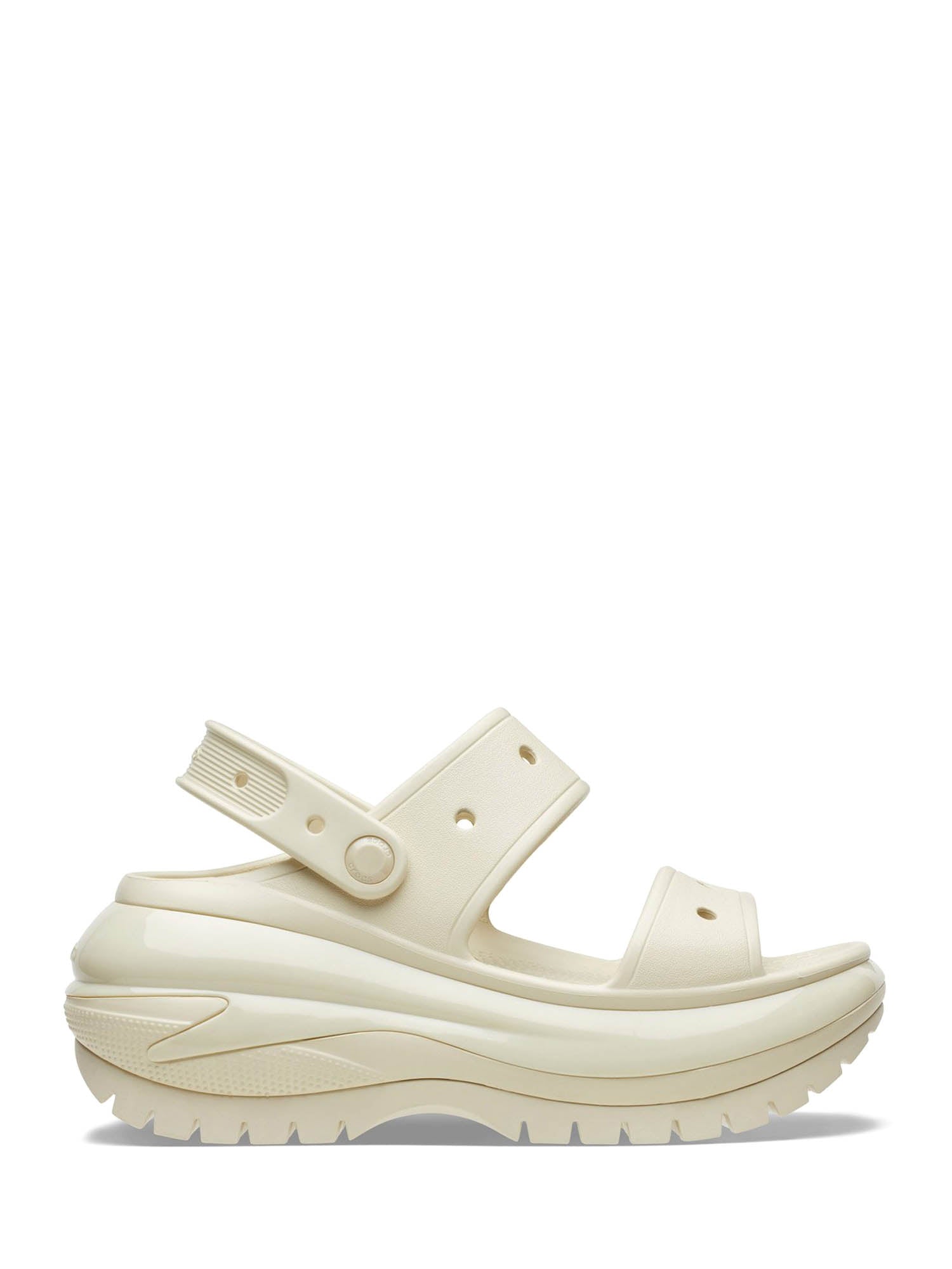 Sandali zeppa Bianco Crocs