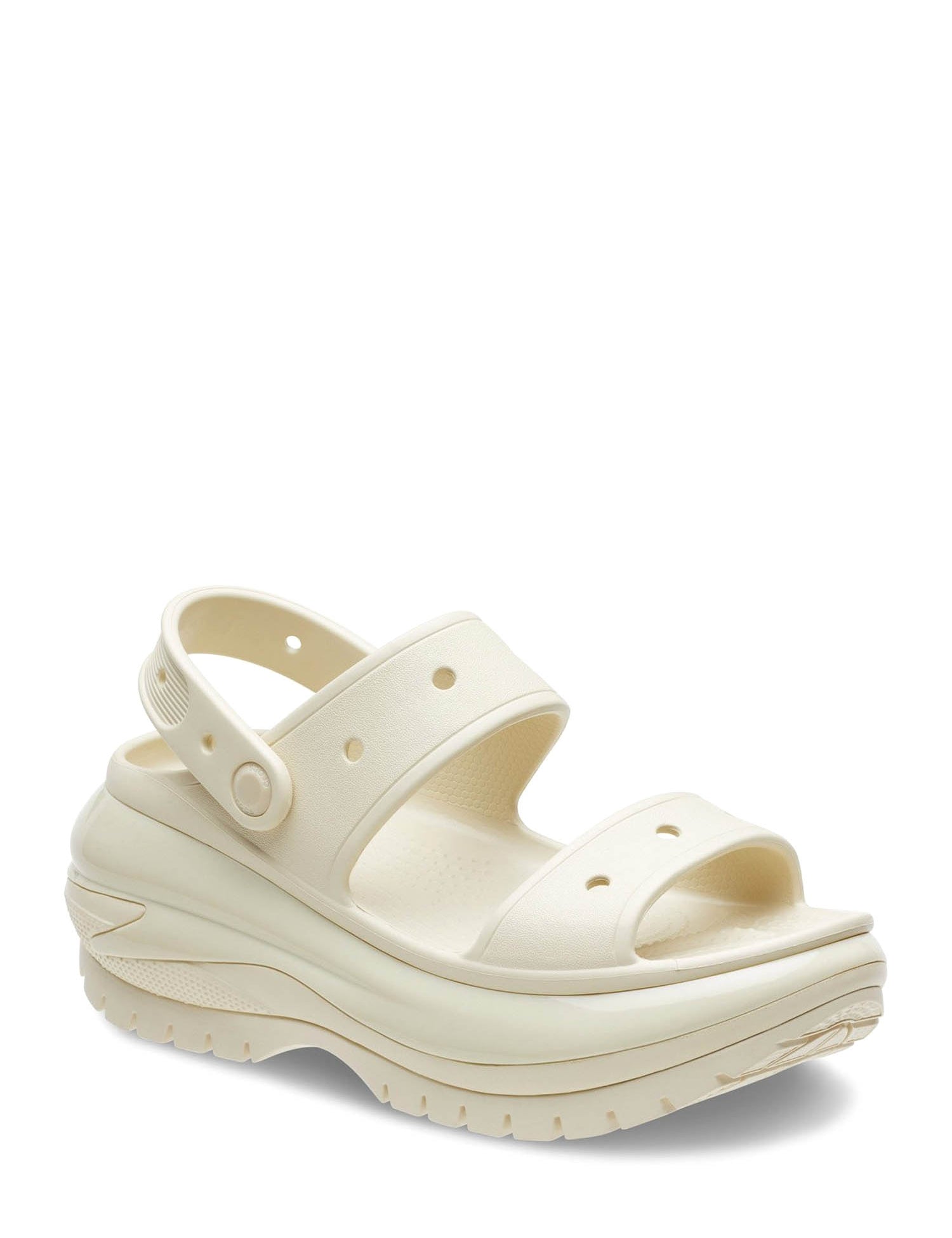 Sandali zeppa Bianco Crocs