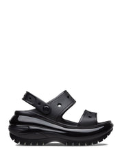 Sandali zeppa Nero Crocs