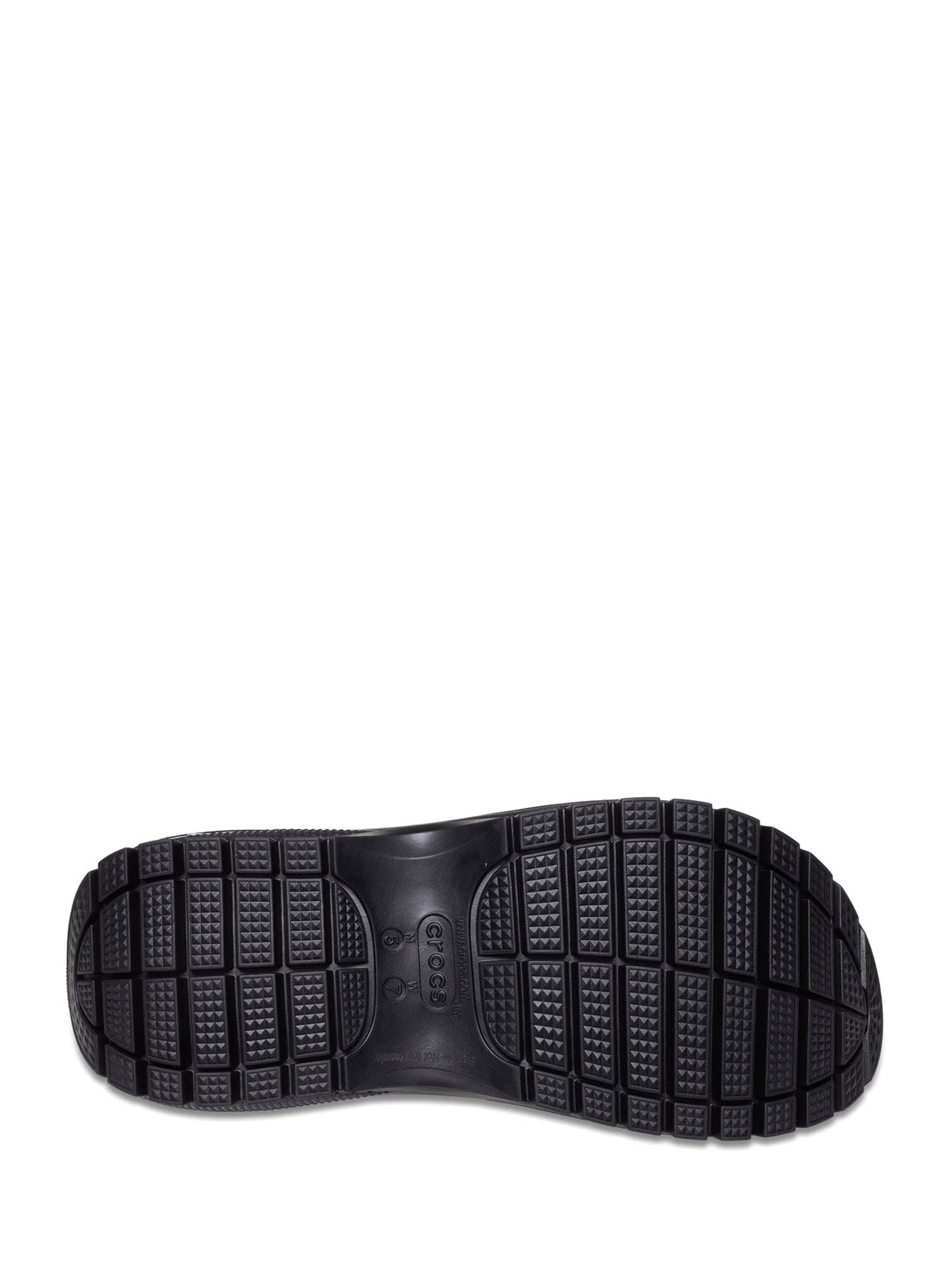 Sandali zeppa Nero Crocs