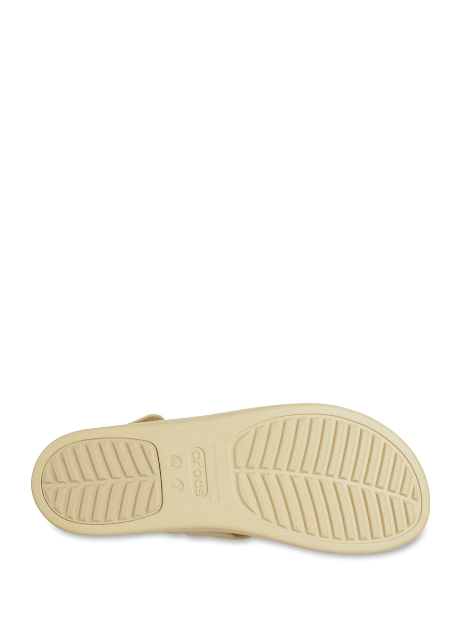 Sandali zeppa Beige Crocs