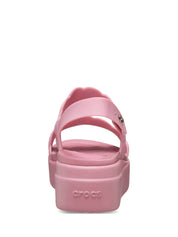 Sandali zeppa Rosa Crocs