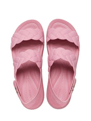 Sandali zeppa Rosa Crocs