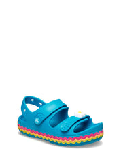 Sandali con strappi Blu Crocs