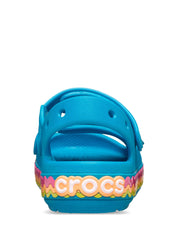 Sandali con strappi Blu Crocs