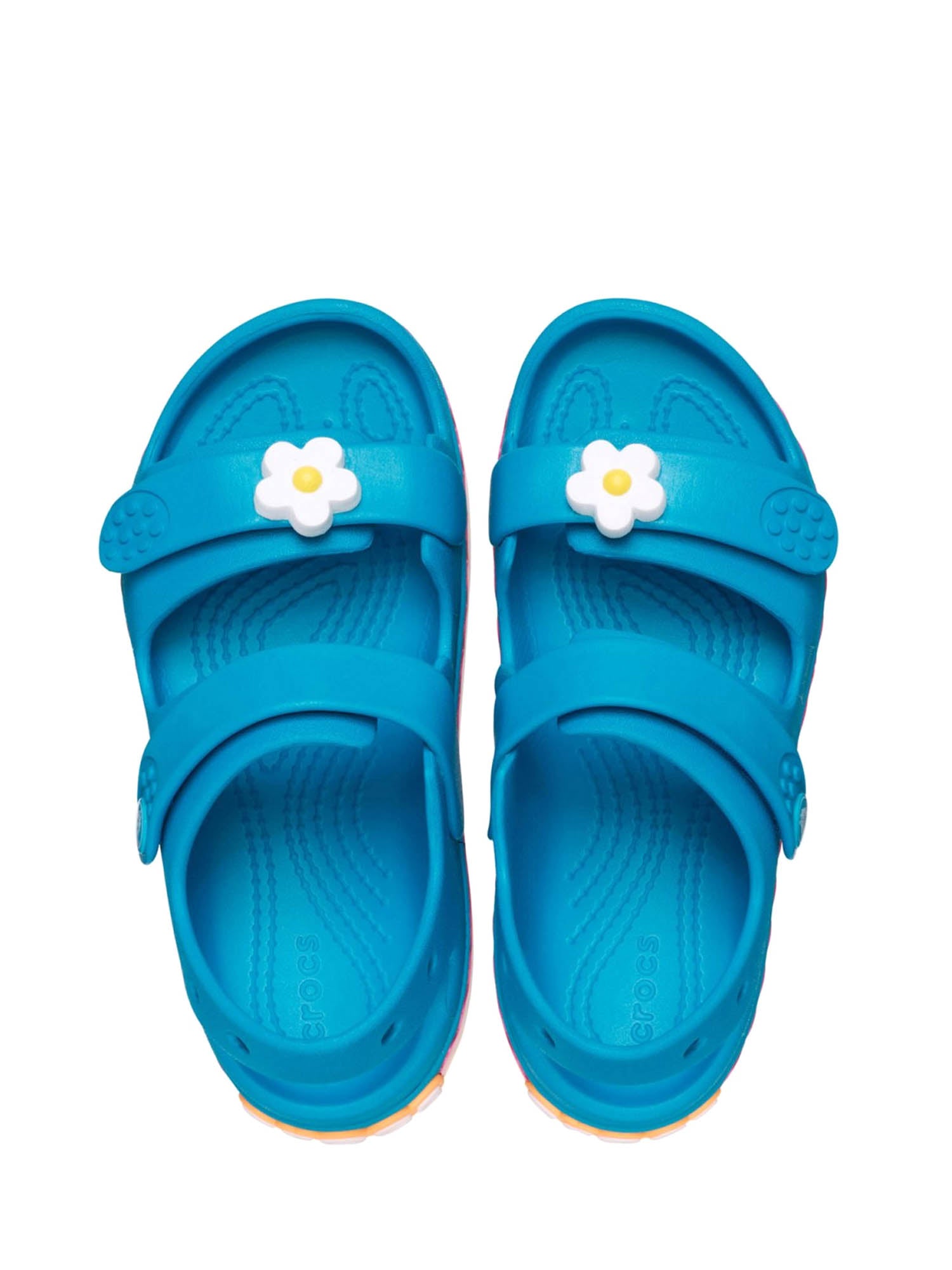 Sandali con strappi Blu Crocs