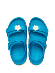 Sandali con strappi Blu Crocs
