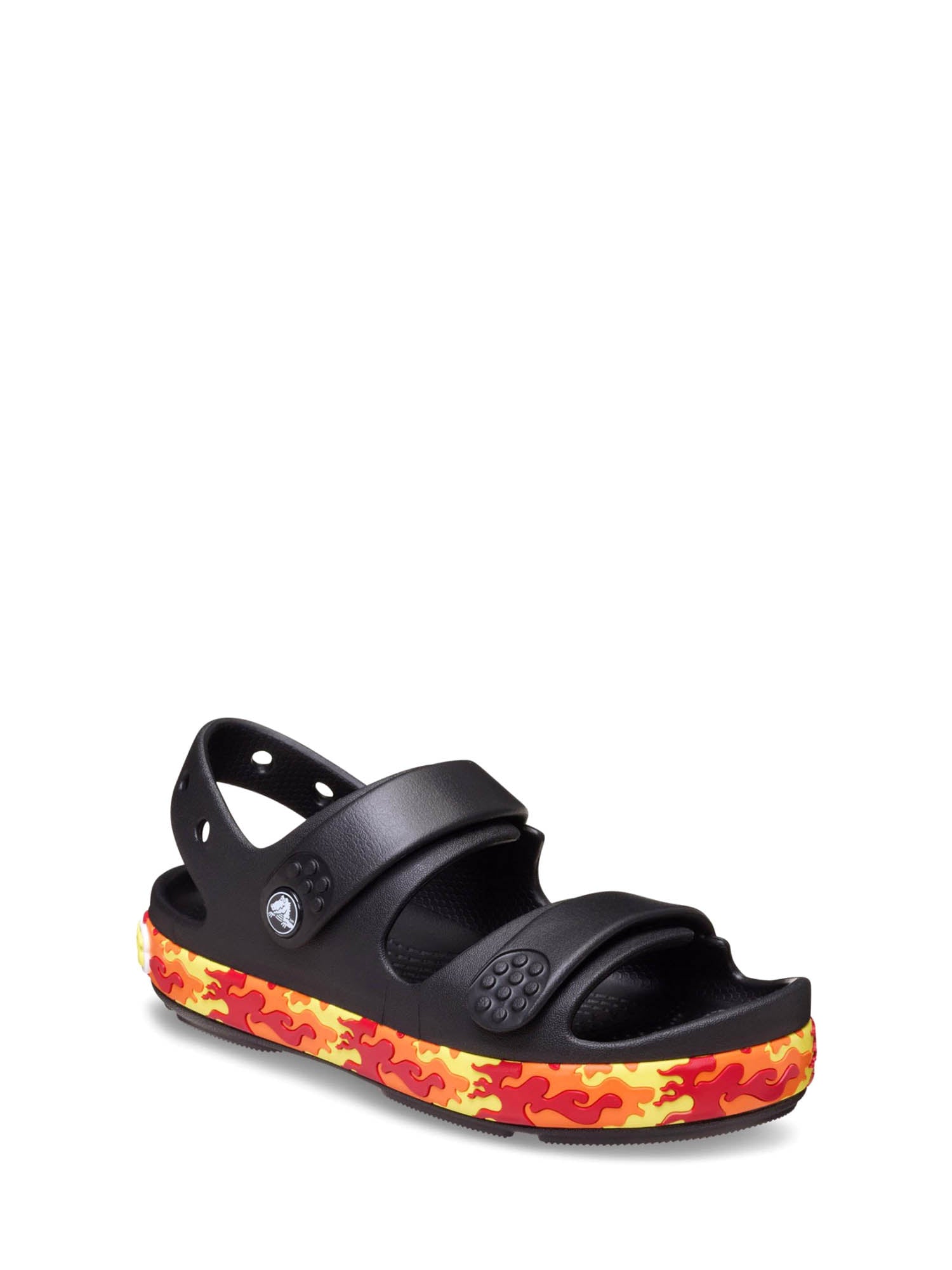 Sandali con strappi Nero Crocs