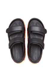 Sandali con strappi Nero Crocs