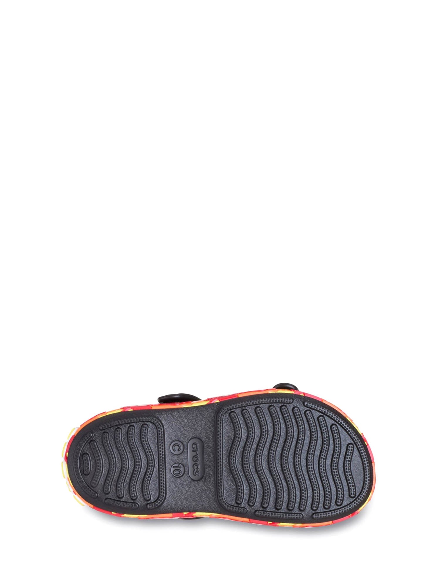 Sandali con strappi Nero Crocs