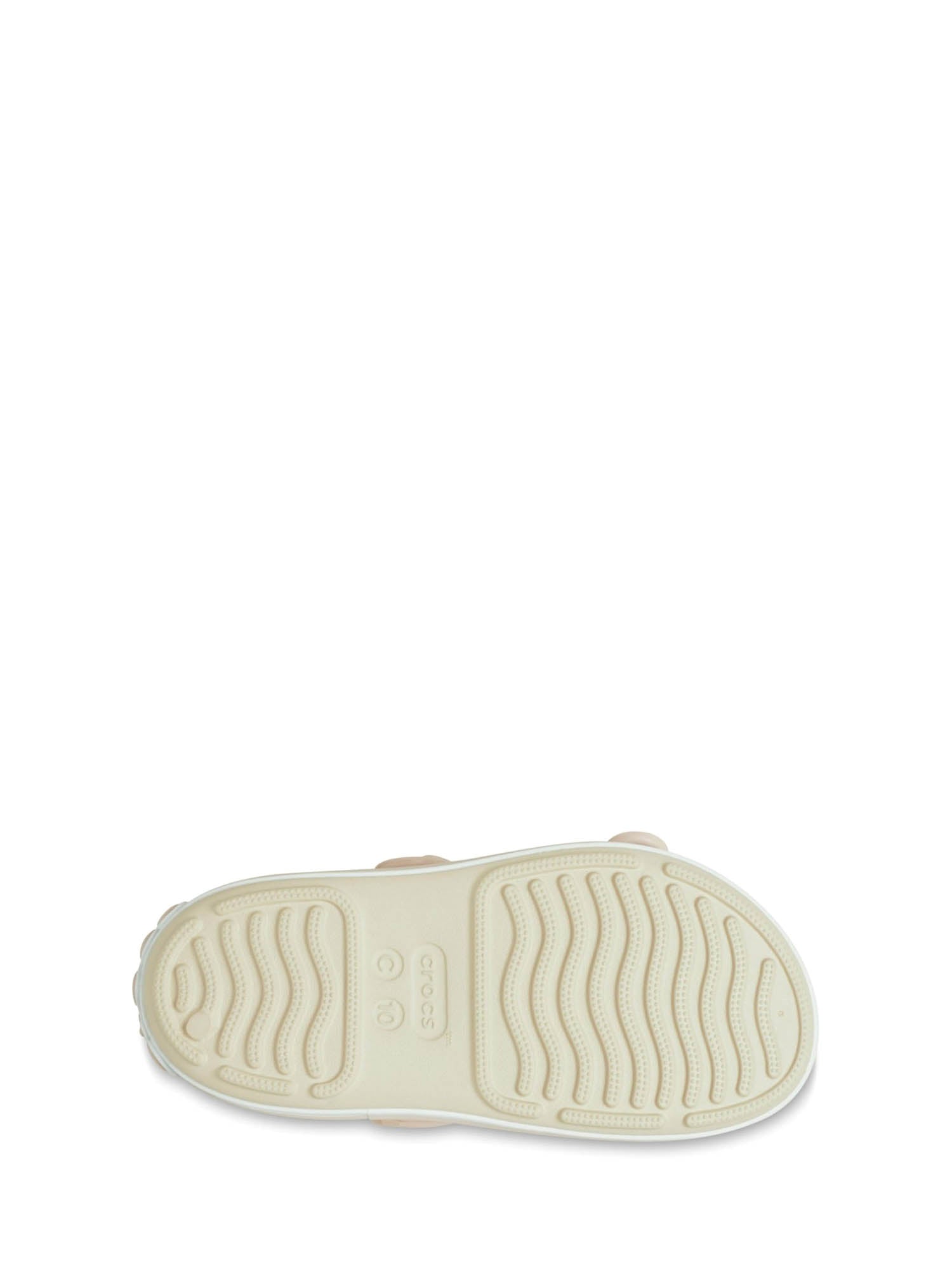 Sandali con strappi Beige Crocs