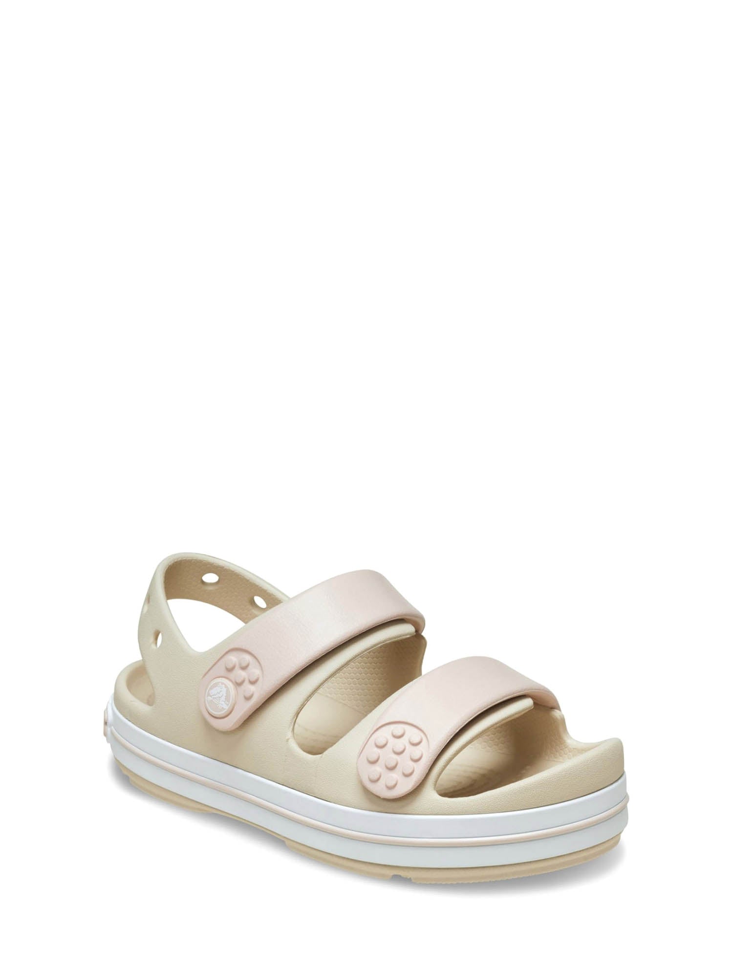 Sandali con strappi Beige Crocs