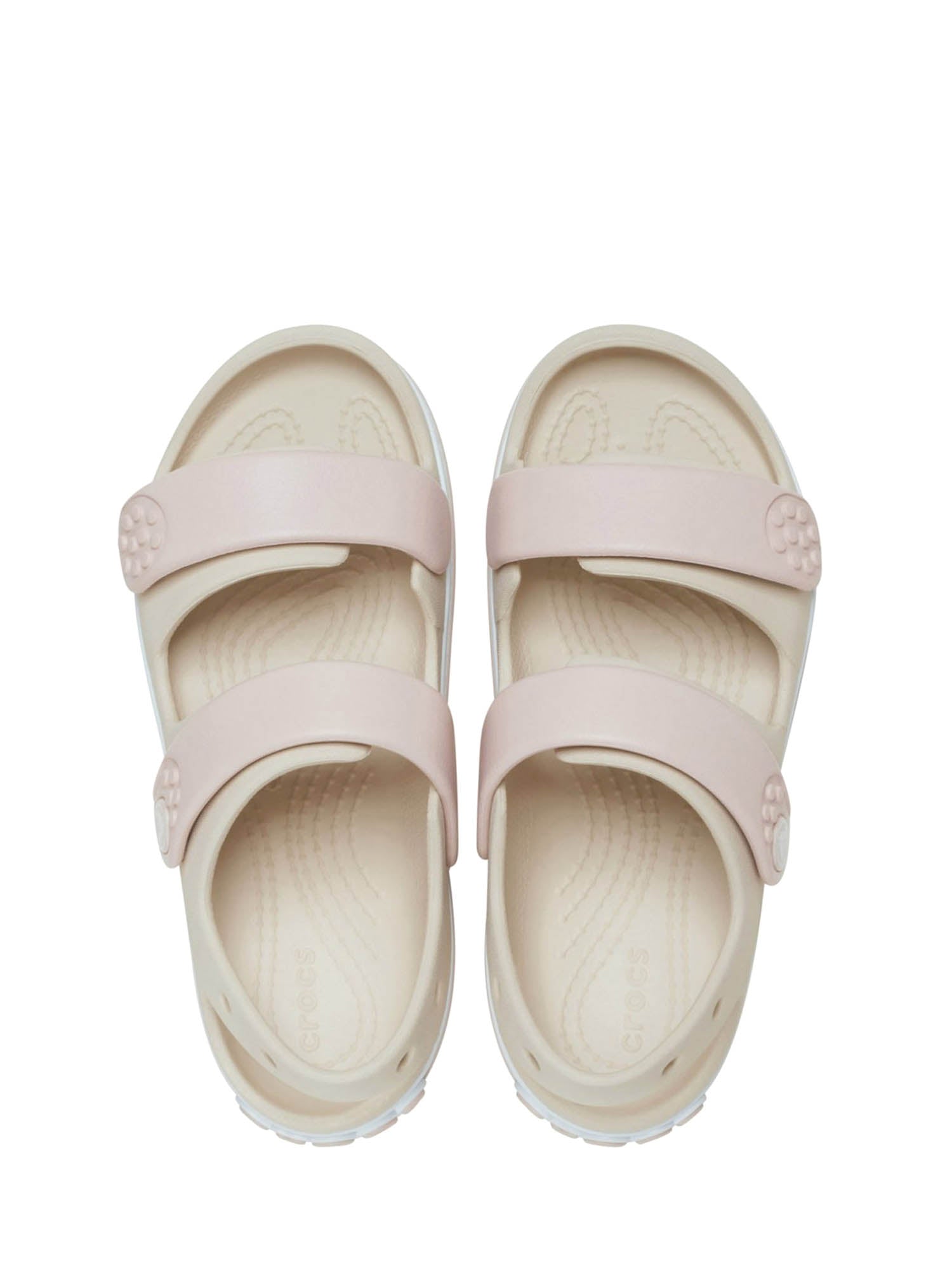 Sandali con strappi Beige Crocs