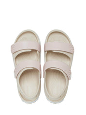 Sandali con strappi Beige Crocs