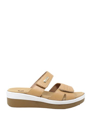 Sandali zeppa Cammello Susimoda