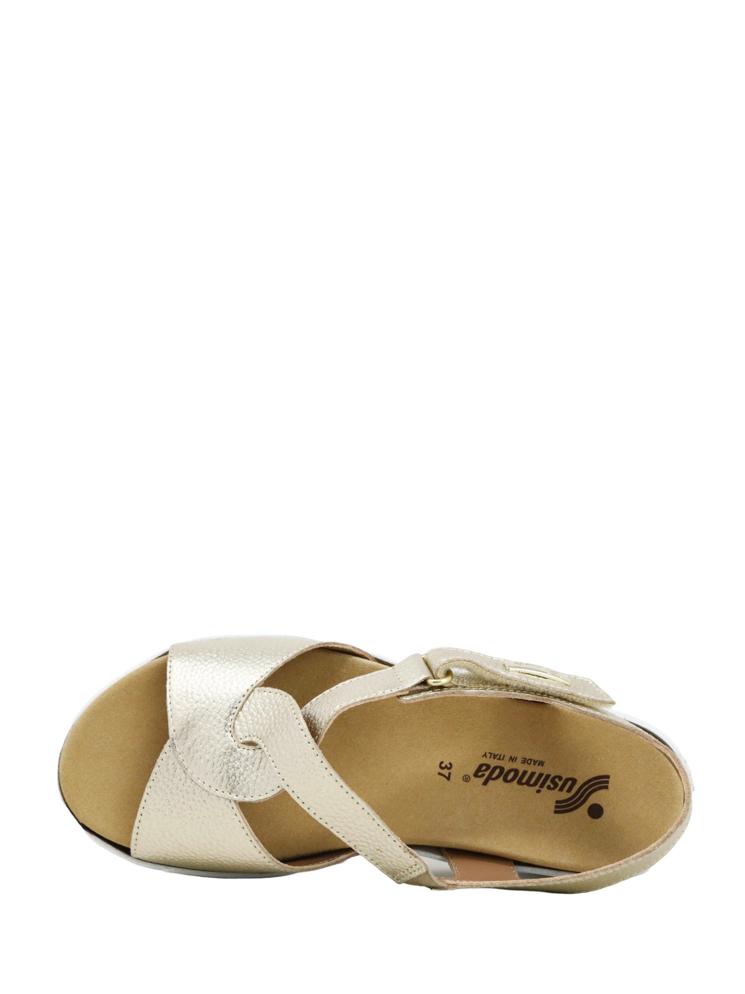 Sandali con strappi Dorato Susimoda