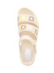 Sandali zeppa Beige Hey Dude