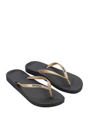 Infradito Nero Oro Ipanema