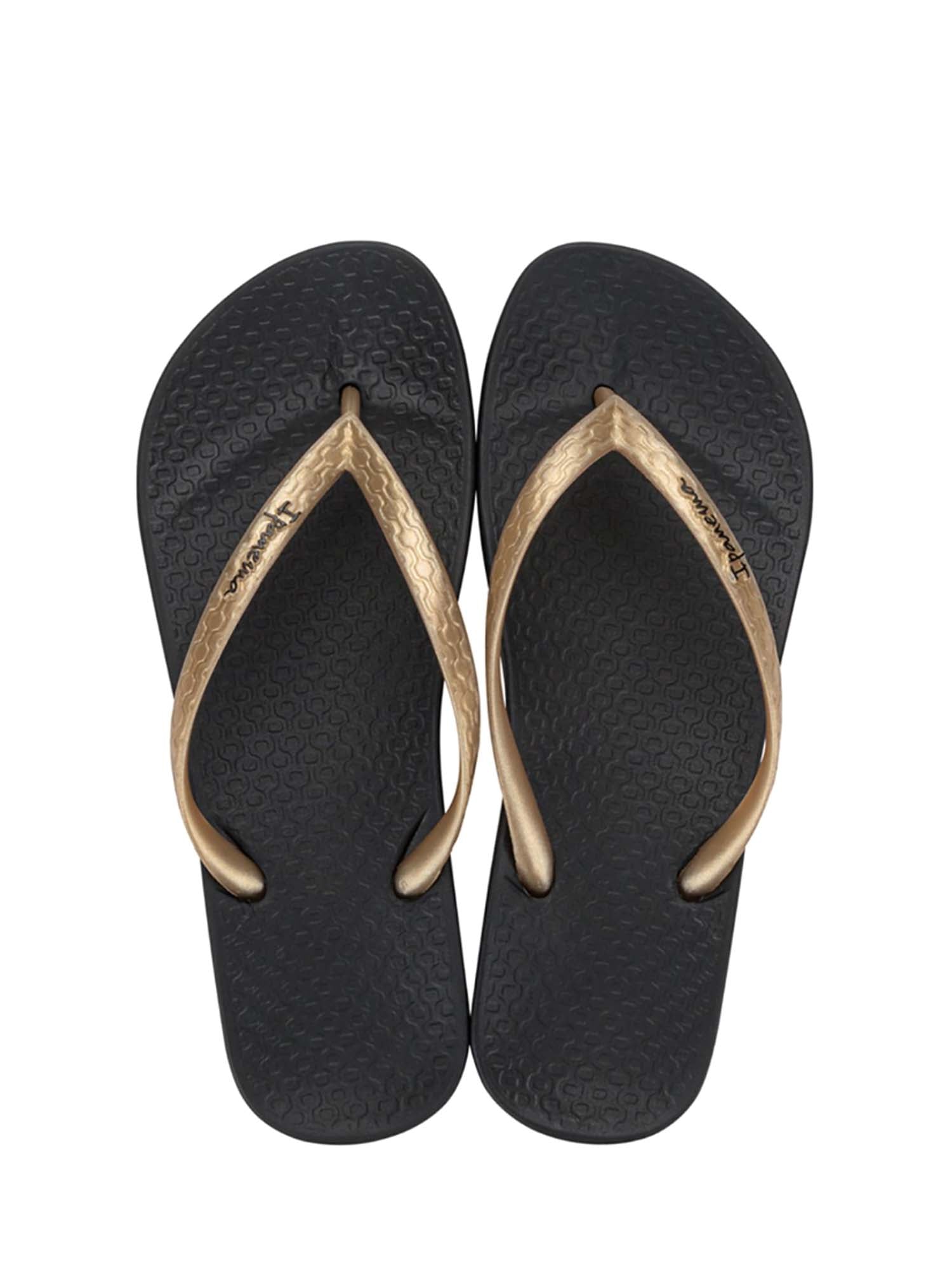 Infradito Nero Oro Ipanema