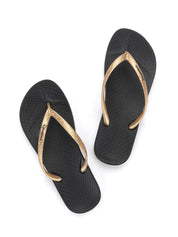 Infradito Nero Oro Ipanema