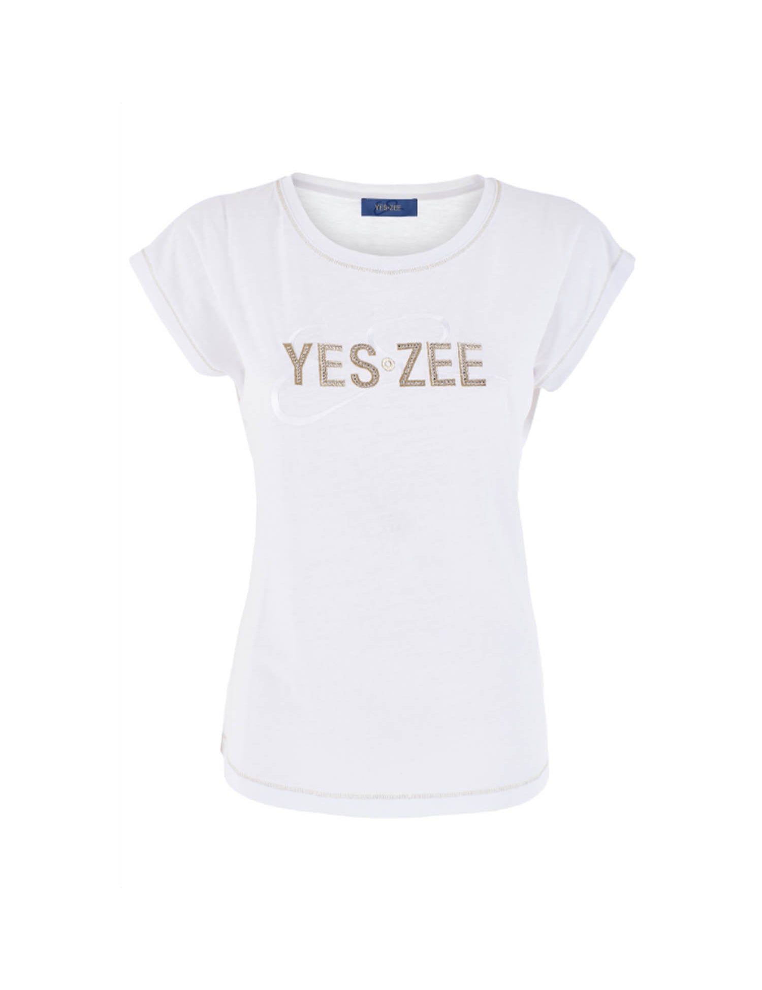 T-shirt Bianco Yes-zee