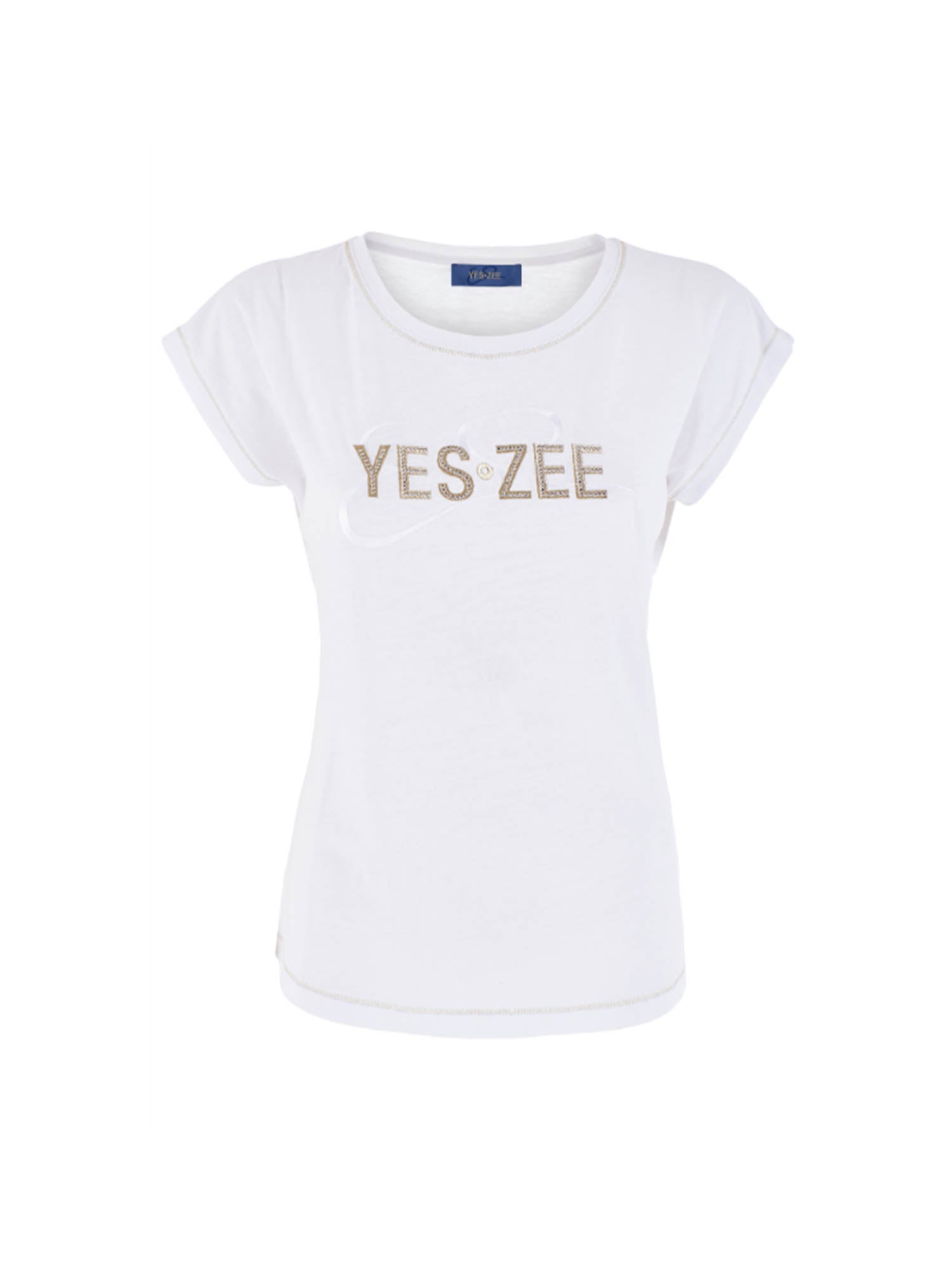 T-shirt Bianco Yes-zee