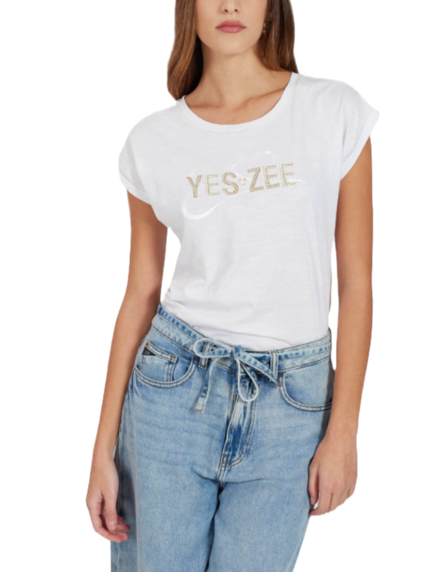T-shirt Bianco Yes-zee