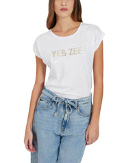 T-shirt Bianco Yes-zee