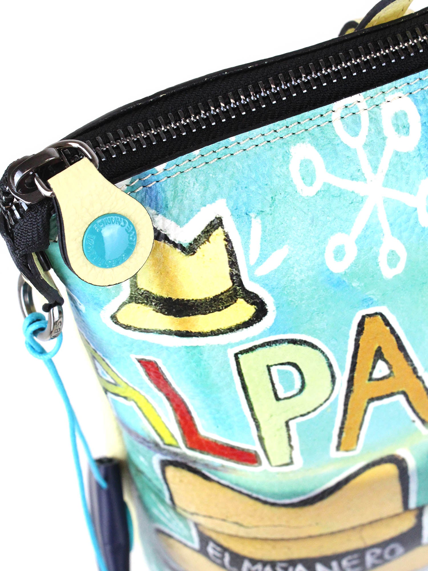 Zaini Celeste Giallo Gabs