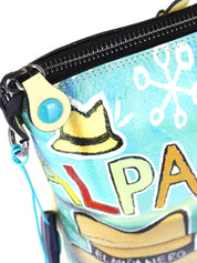 Zaini Celeste Giallo Gabs