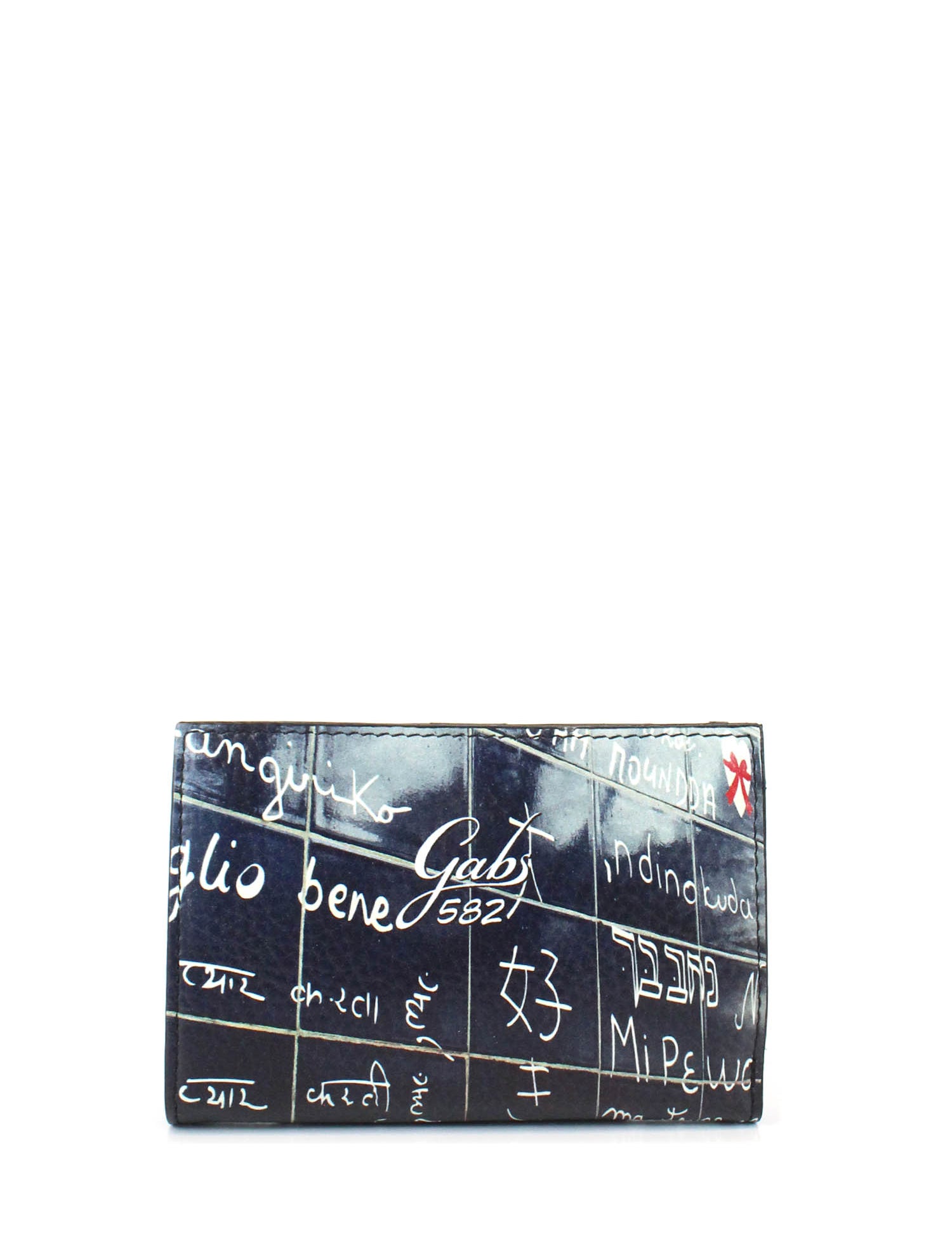 Portafogli Nero Bianco Gabs