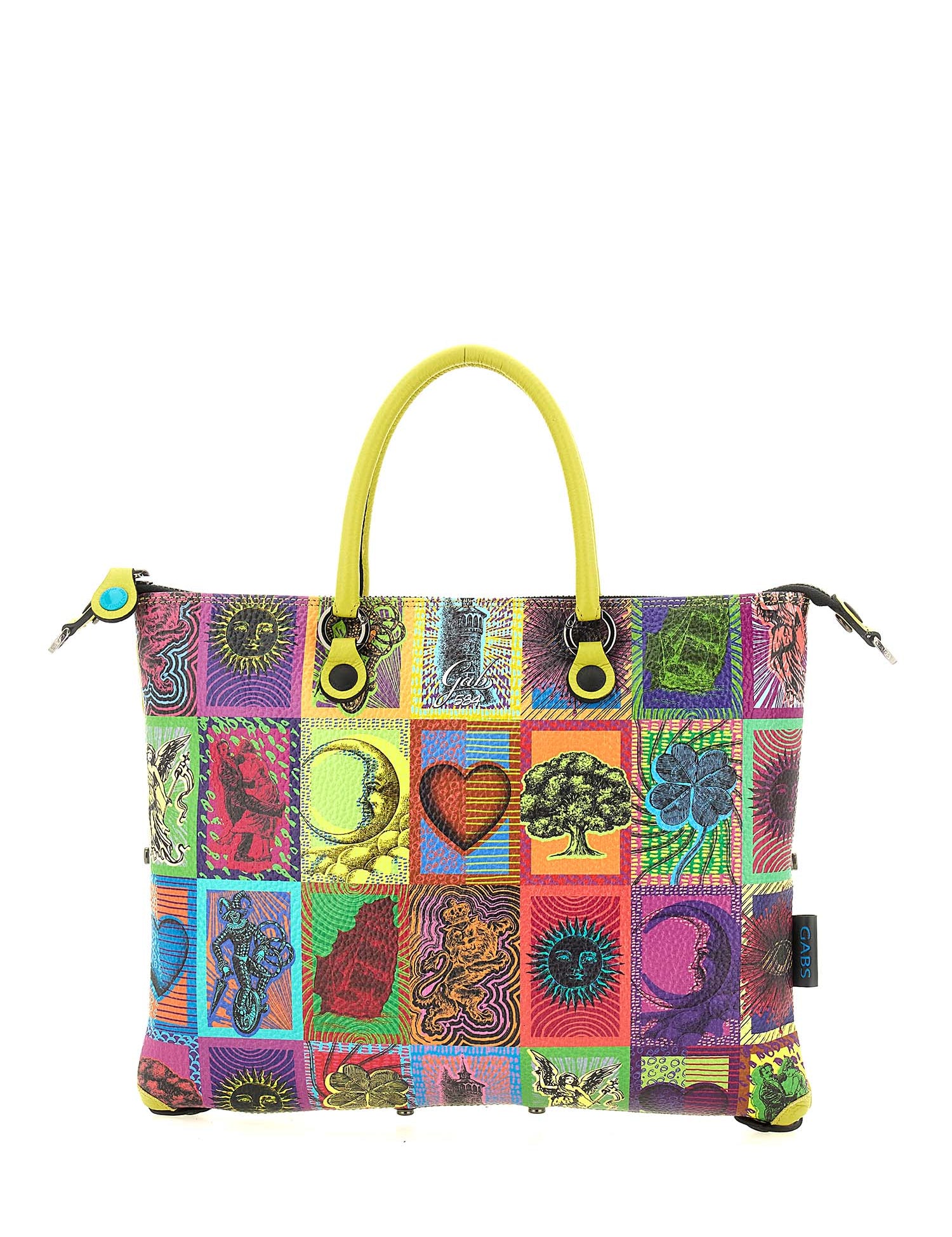 Borse a mano Giallo Viola Gabs