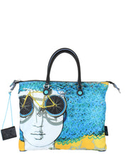Borse a mano Giallo Celeste Gabs