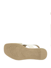 Sandali zeppa Beige Lumberjack