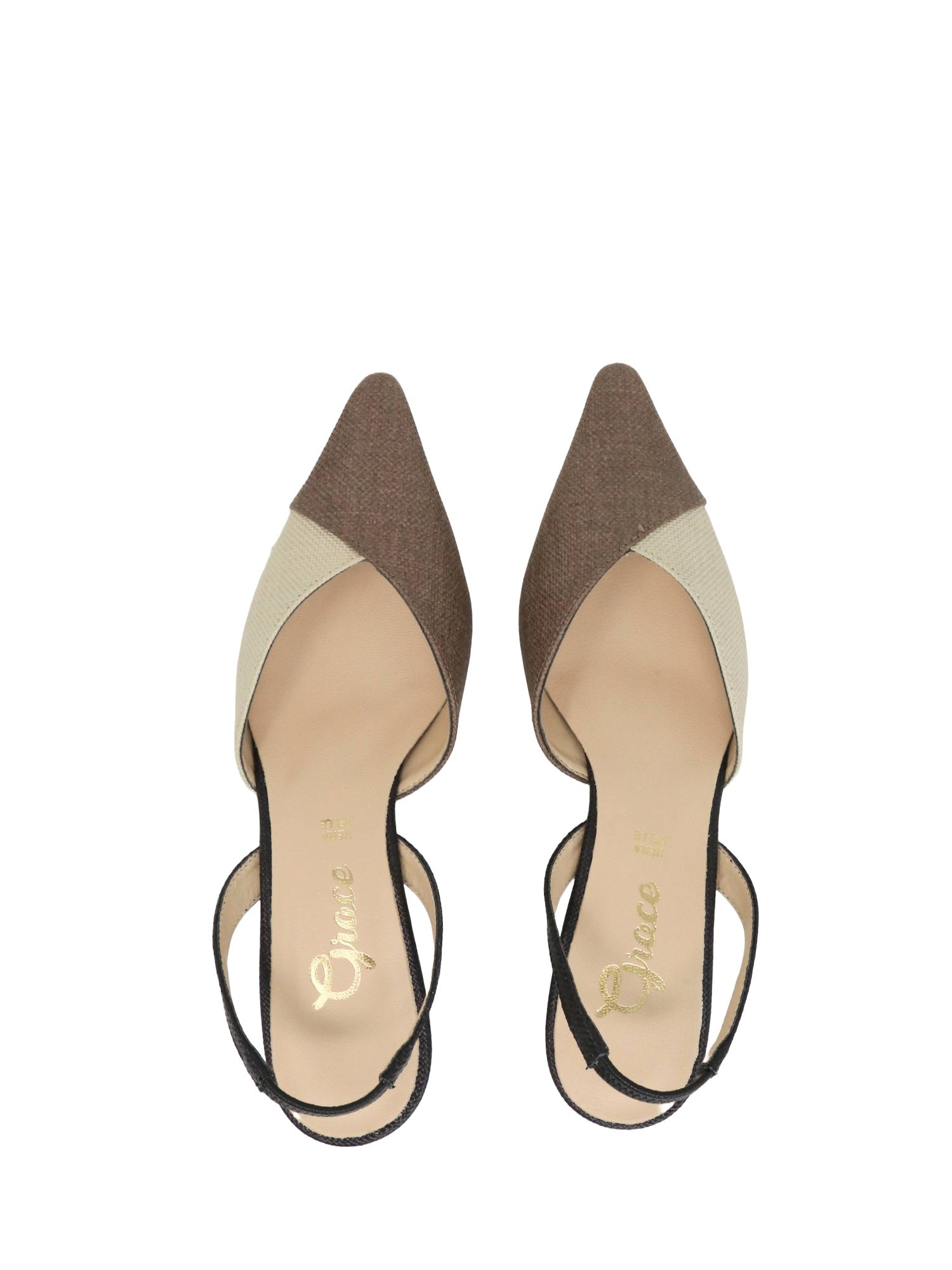 Sandali tacco Beige Grace Shoes